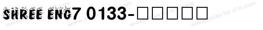 SHREE ENG7 0133字体转换